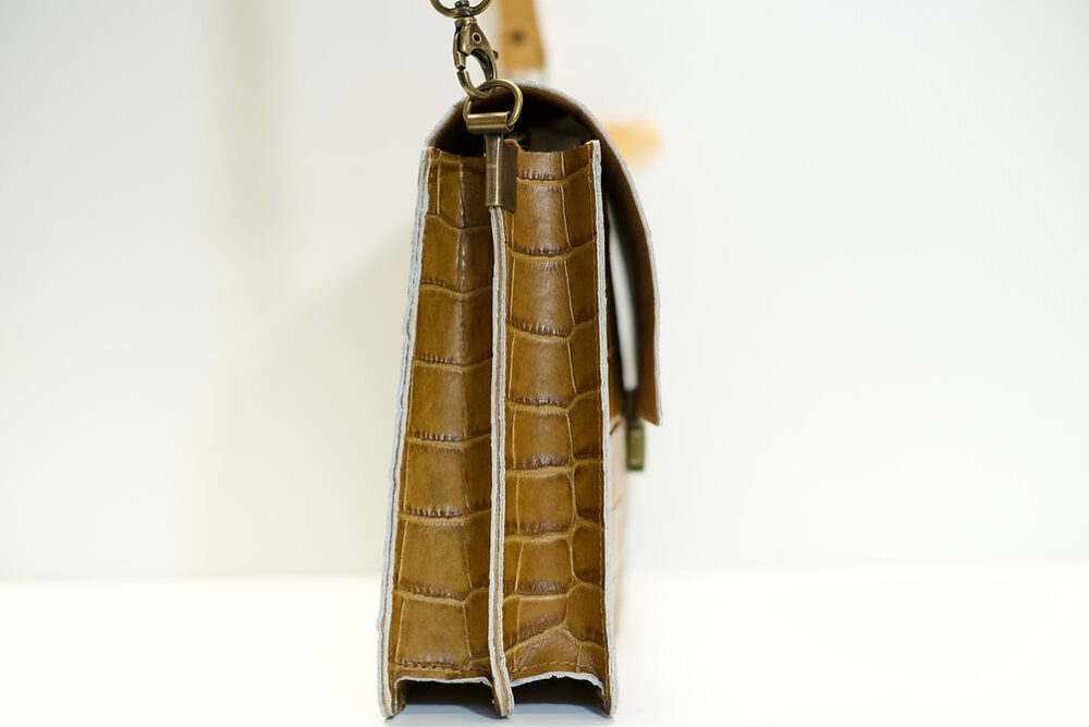 Sac Camille - Croco Gold – Image 5