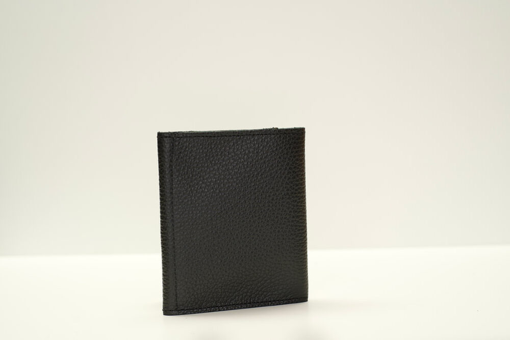Portefeuille Homme - Noir Lisse – Image 2