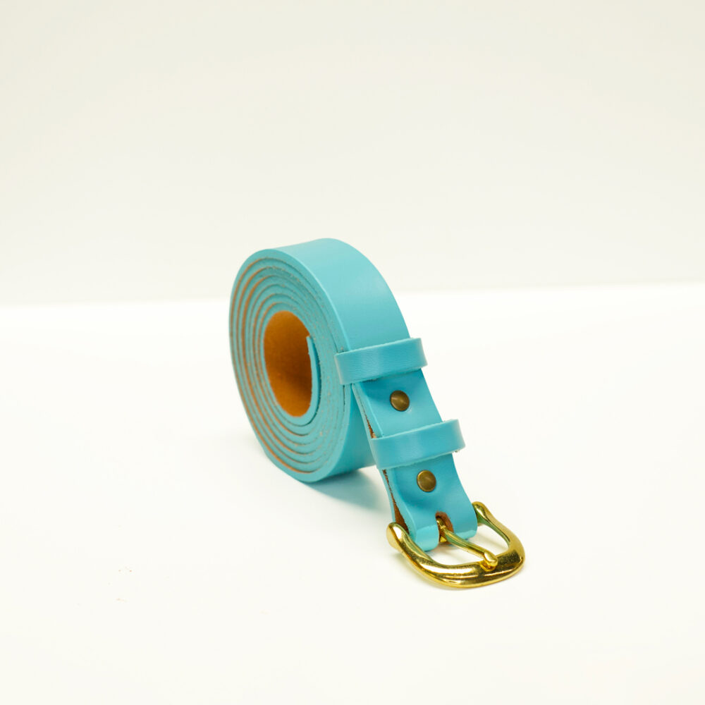 Ceinture fine - Bleu Ciel – Image 2