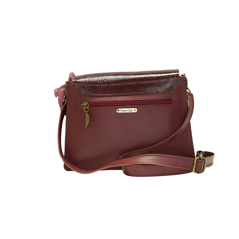 Sac Camille - Bordeaux Vernis – Image 2