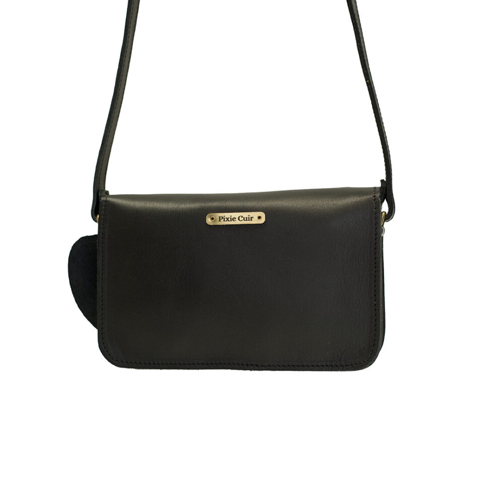 Le Petit Sac - Noir Lisse – Image 2