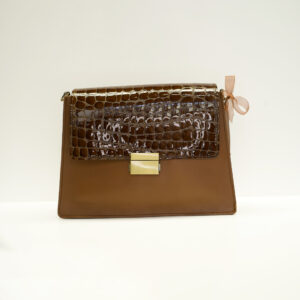 Sac Camille - Croco Cannelle