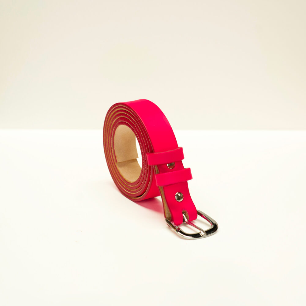 Ceinture fine - Rose Fluo – Image 2