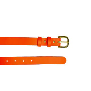 Ceinture fine - Orange Fluo