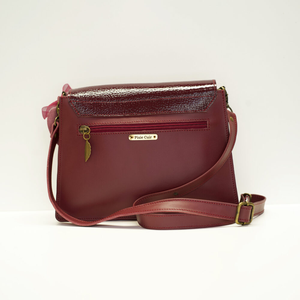 Sac Camille - Bordeaux Vernis – Image 2