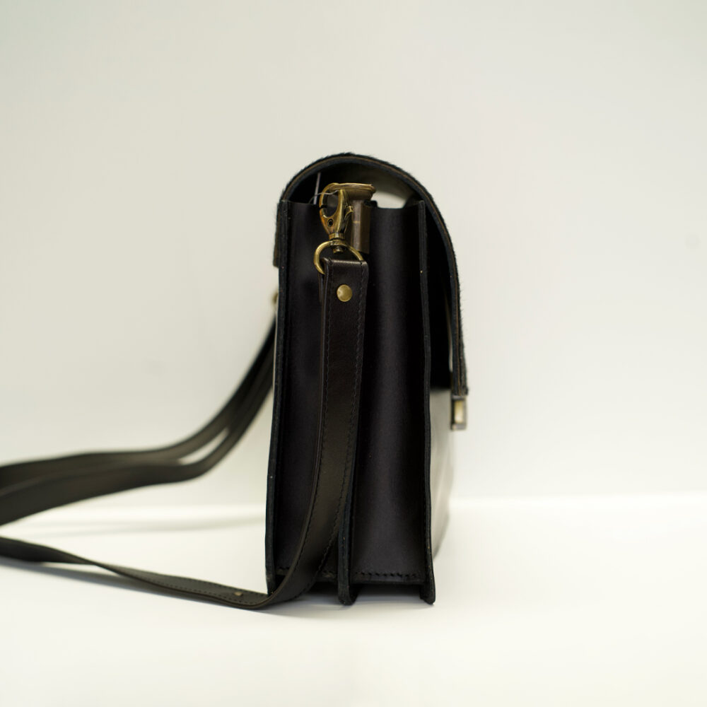 Sac Camille - Noir Lisse – Image 3