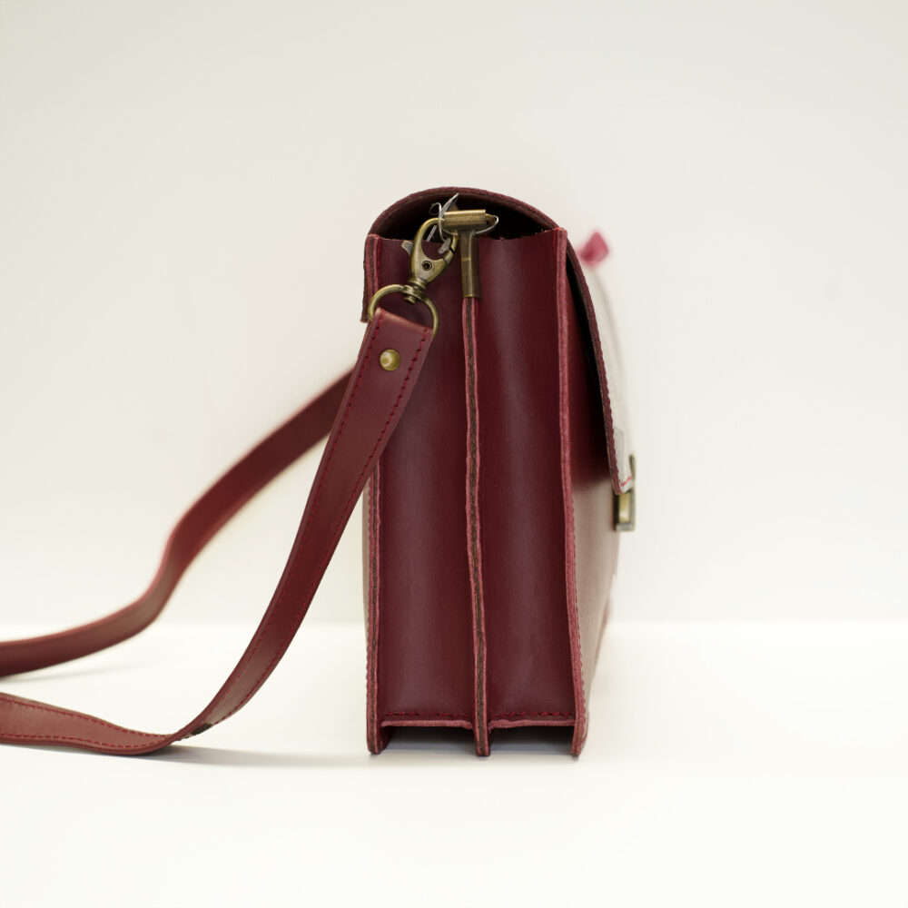 Sac Camille - Bordeaux Vernis – Image 3
