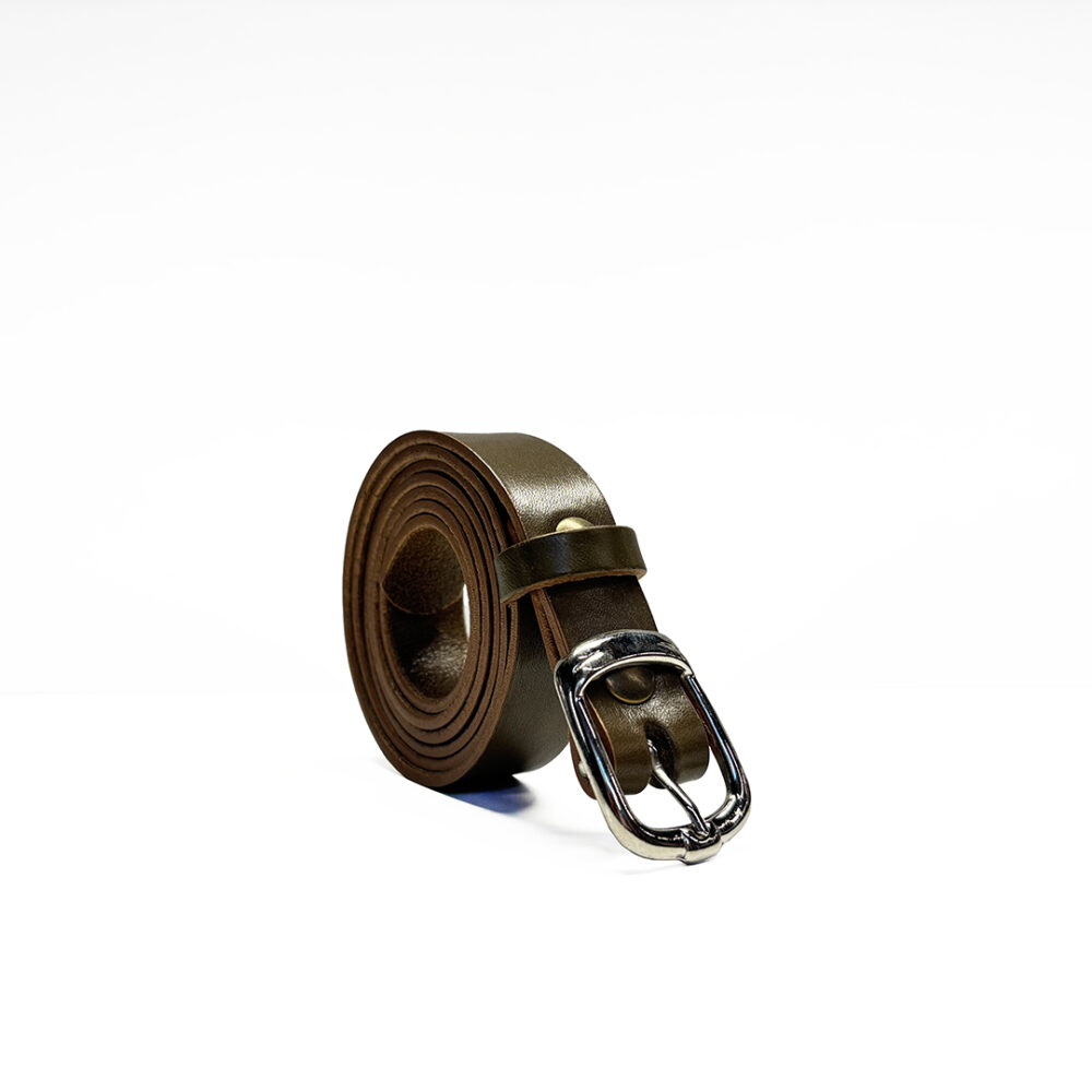 Ceinture fine - Olive – Image 2