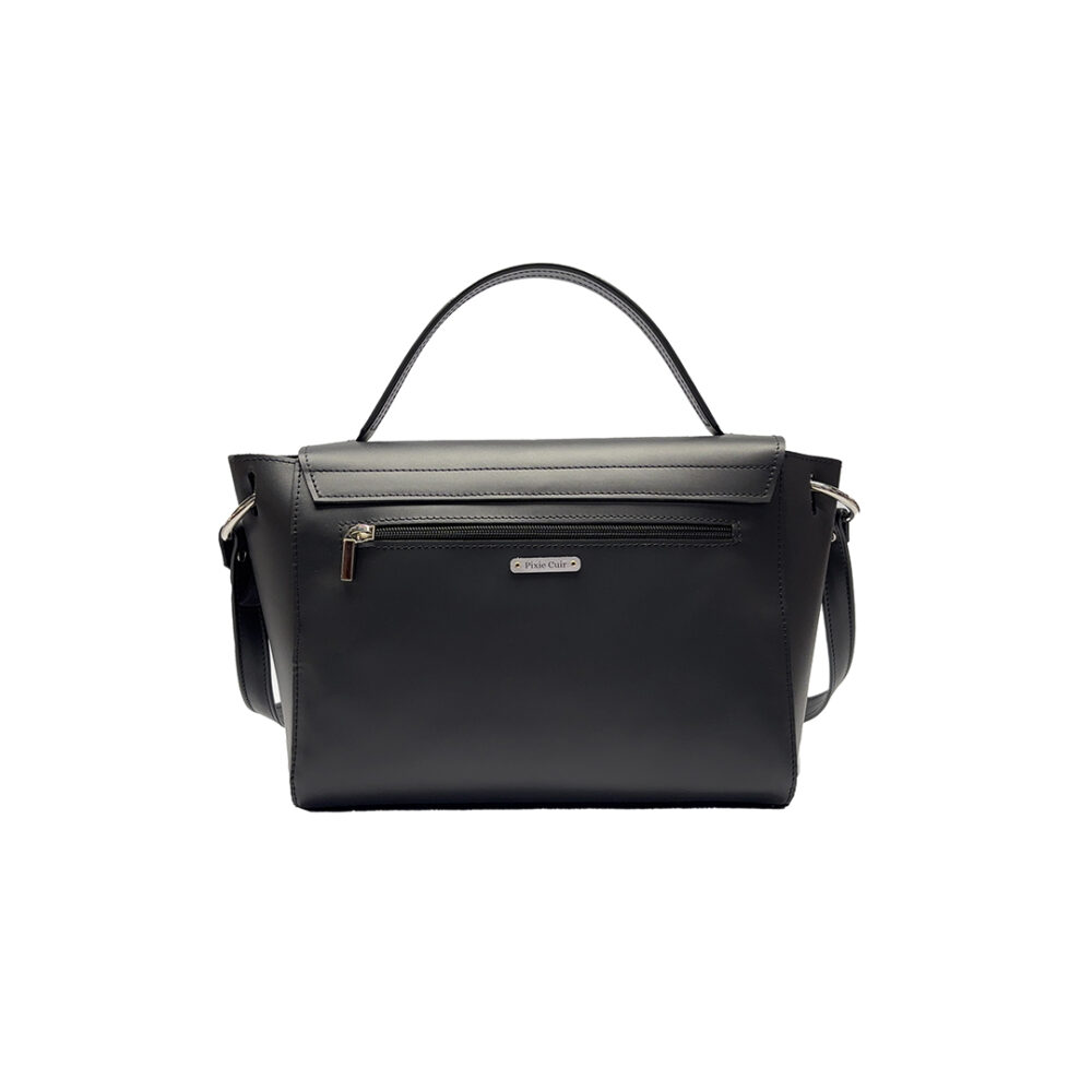 Sac Karoline - Noir Lisse – Image 2