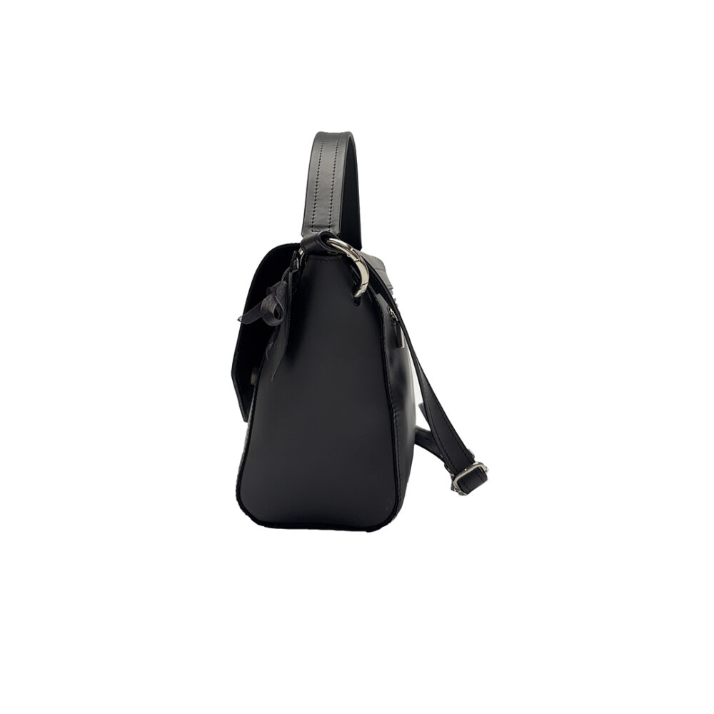 Sac Karoline - Noir Lisse – Image 3
