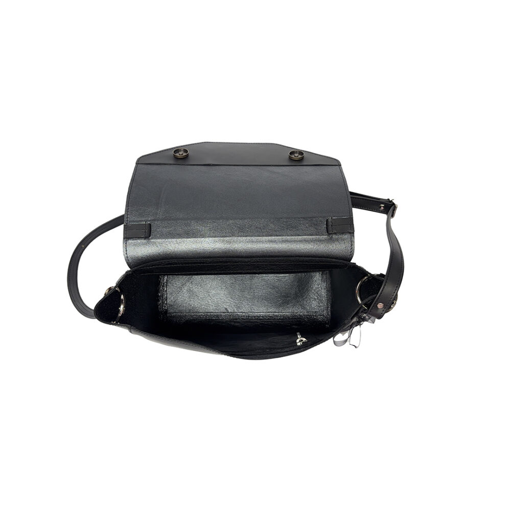 Sac Karoline - Noir Lisse – Image 4