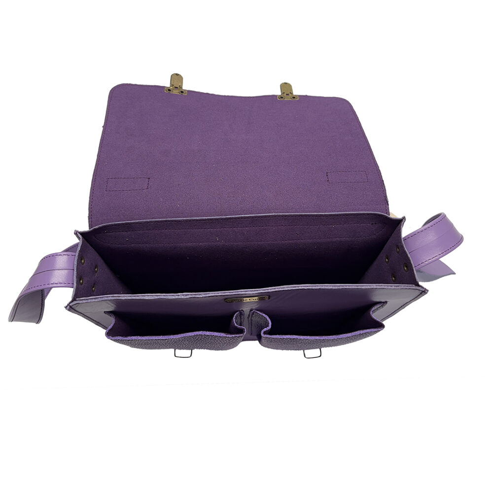 Sac cartable - Mauve Royal – Image 4