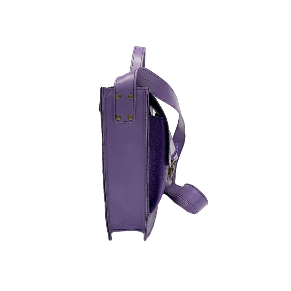 Sac cartable - Mauve Royal – Image 3