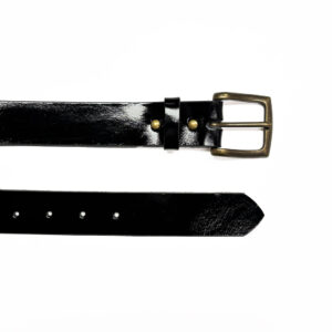 Ceinture Large - Noir vernis