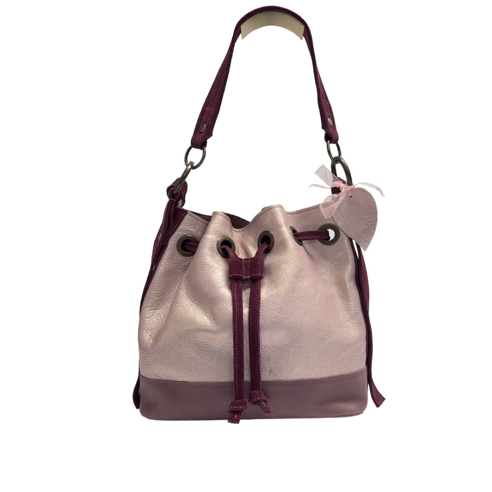 Sac Saxo - Velours Orchidée