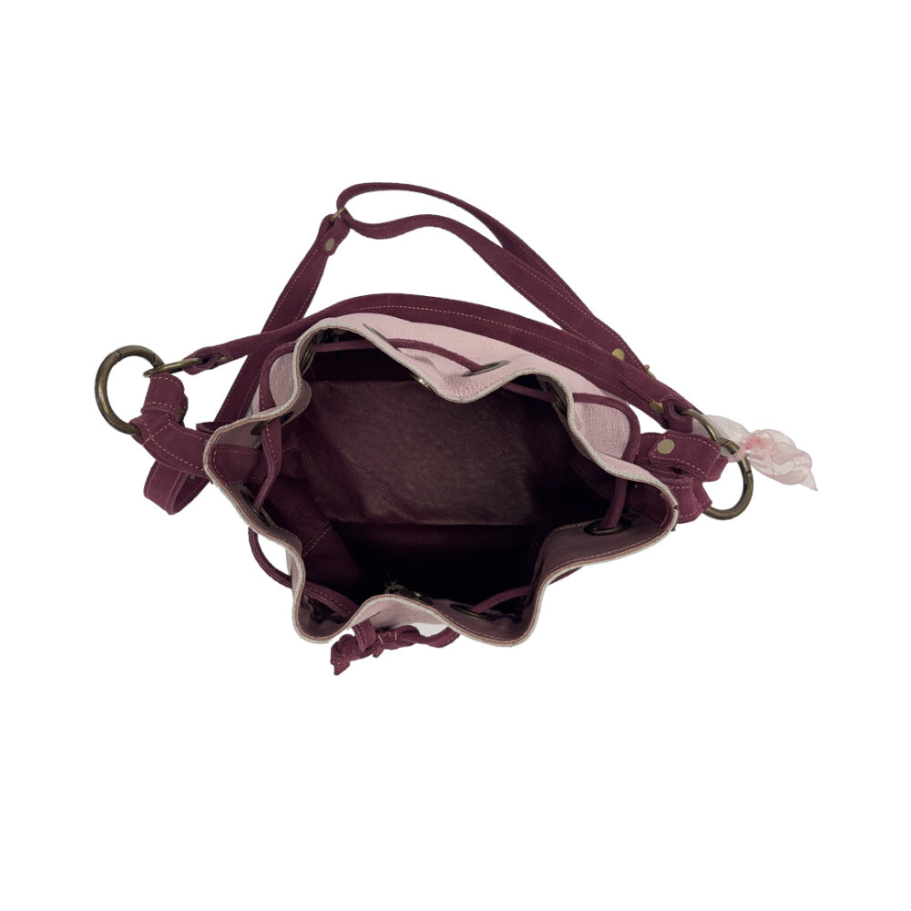 Sac Saxo - Velours Orchidée – Image 4