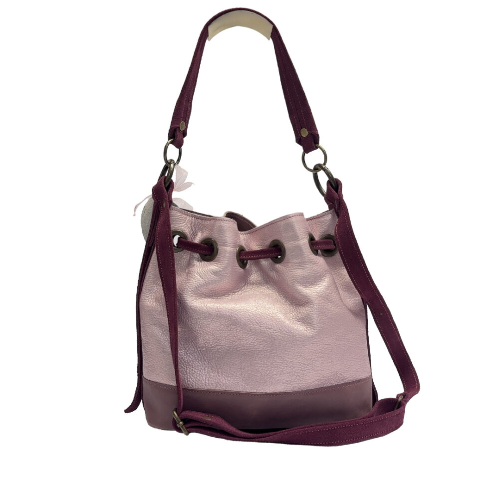 Sac Saxo - Velours Orchidée – Image 2