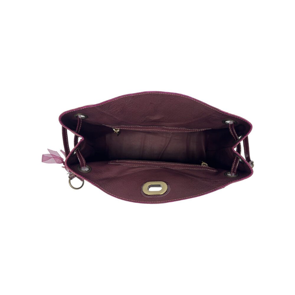 Sac Bohème - Duo de bordeaux – Image 3
