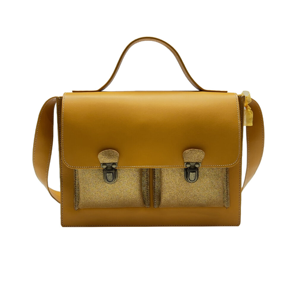 Sac Cartable - Moutarde Festive