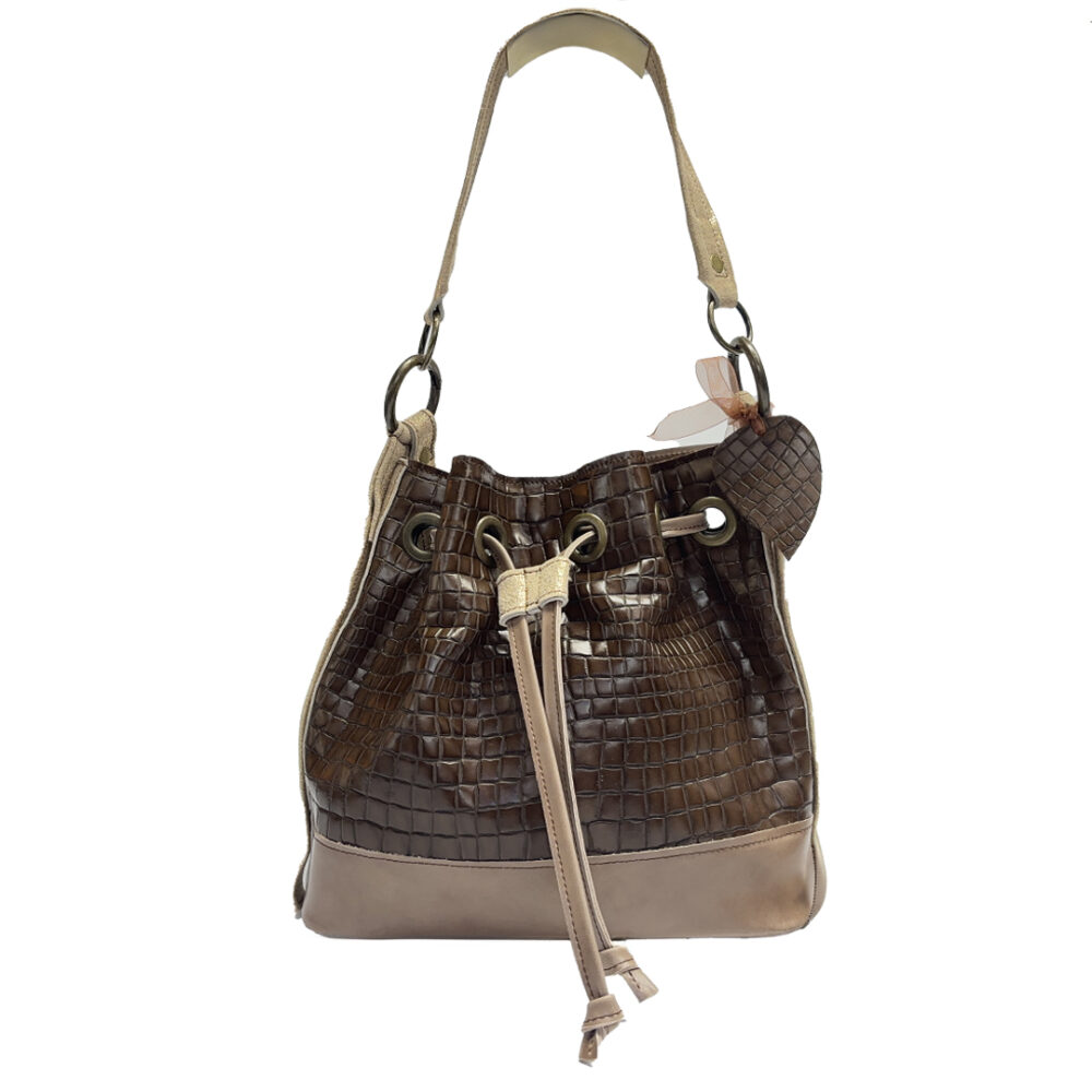 Sac Saxo - Choco effet mosaïque