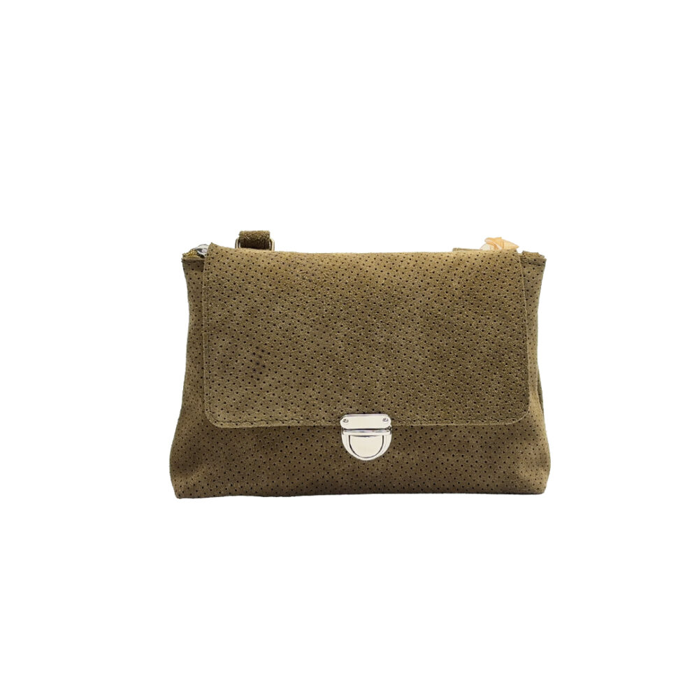 Mini Claudette - Olive effet velours