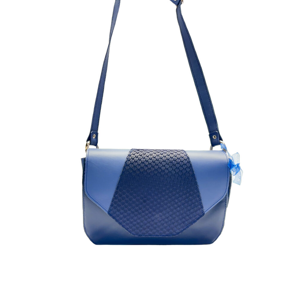 Sac S - Serpent bleu