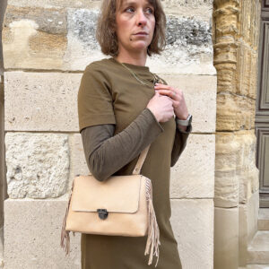 mini claudette à franges