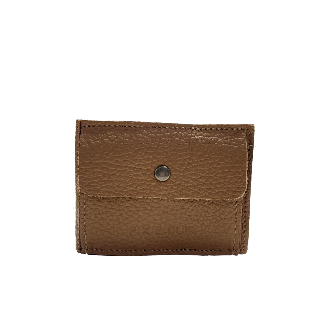 Porte cartes compact en cuir