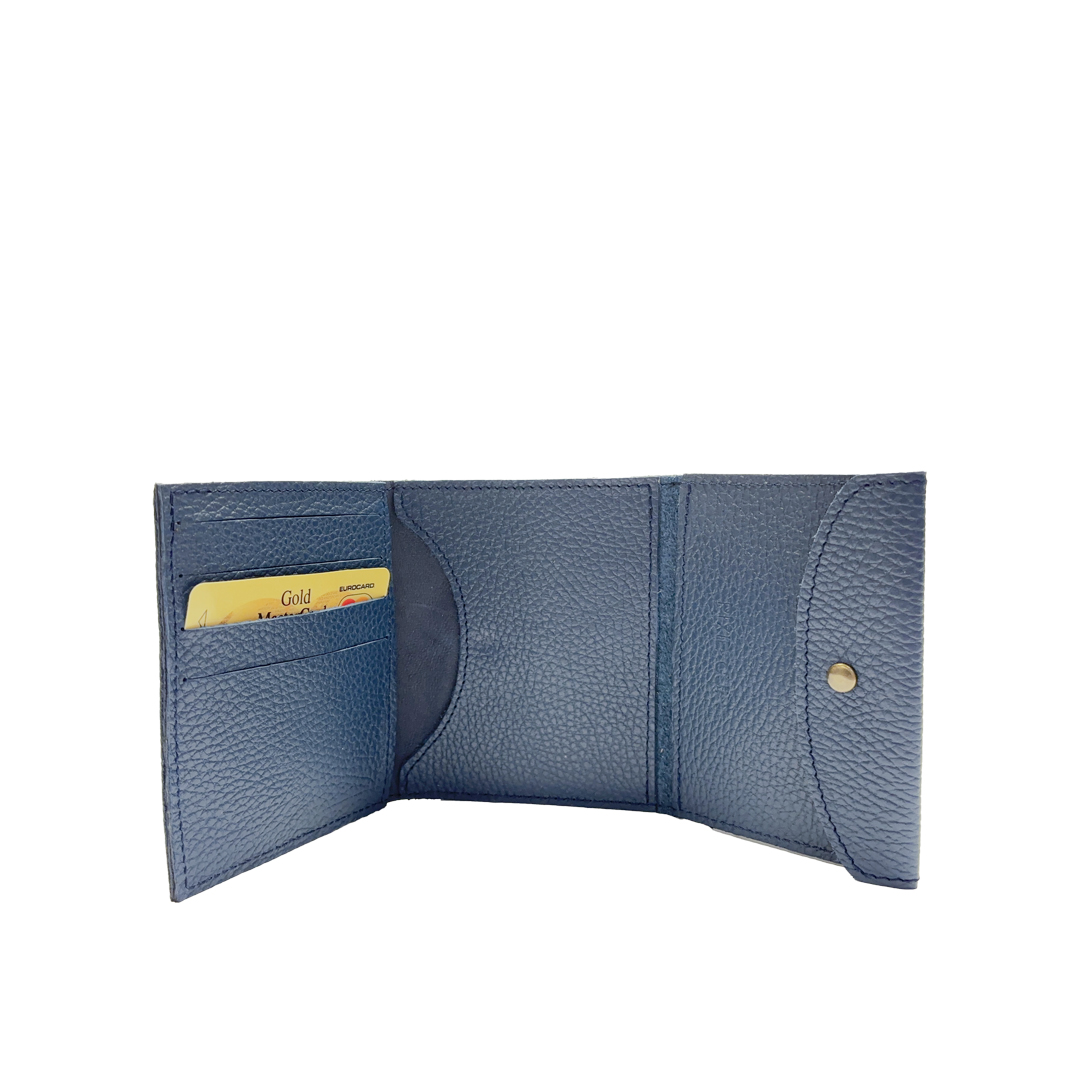 Portefeuille homme - Bleu grainé – Image 2
