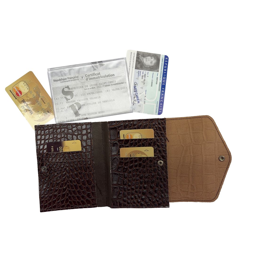 Portefeuille Lino - Chocolat – Image 3