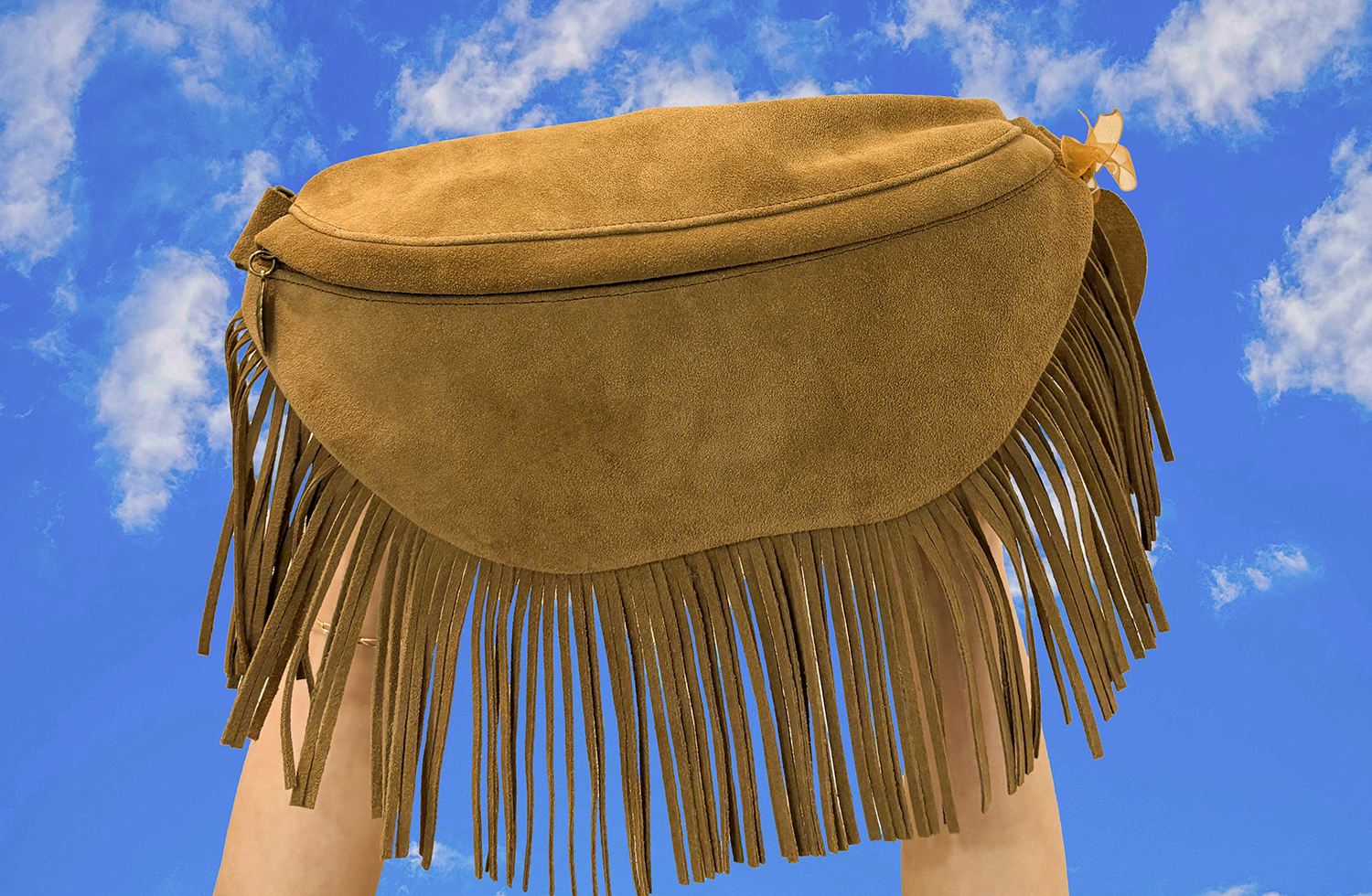 Collection Bohème Sac en cuir à franges