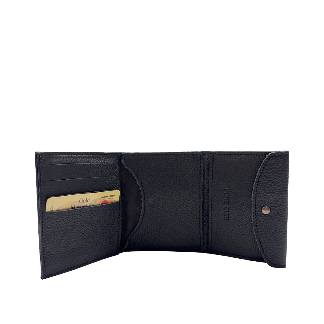 Portefeuille homme - Noir grainé – Image 2