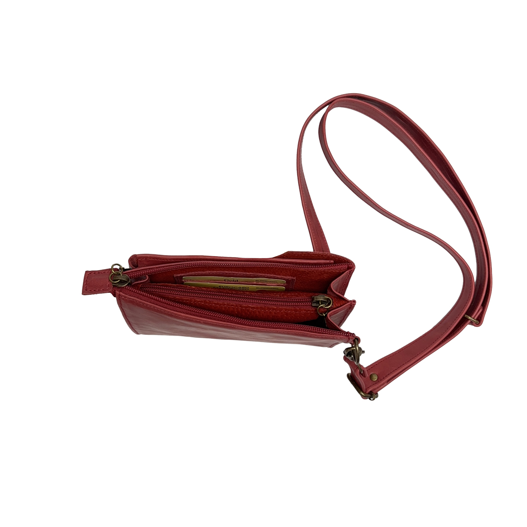 Pochette de téléphone portefeuille - Rouge – Image 3