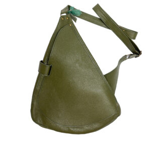 Sac en cuir Triangle face