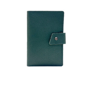 Portefeuille cuir vert
