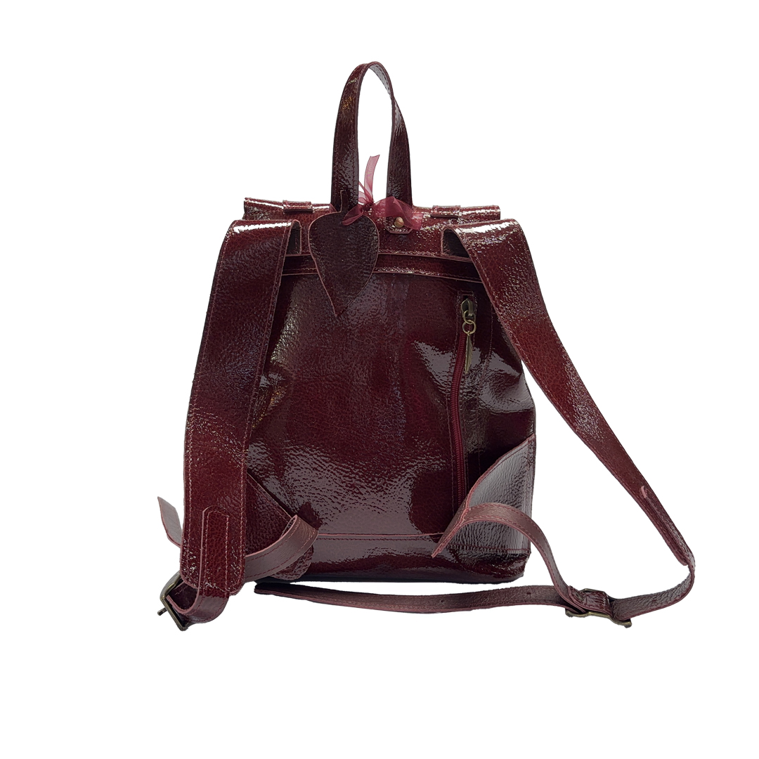 Sac Dora - Bordeaux Glossy – Image 2