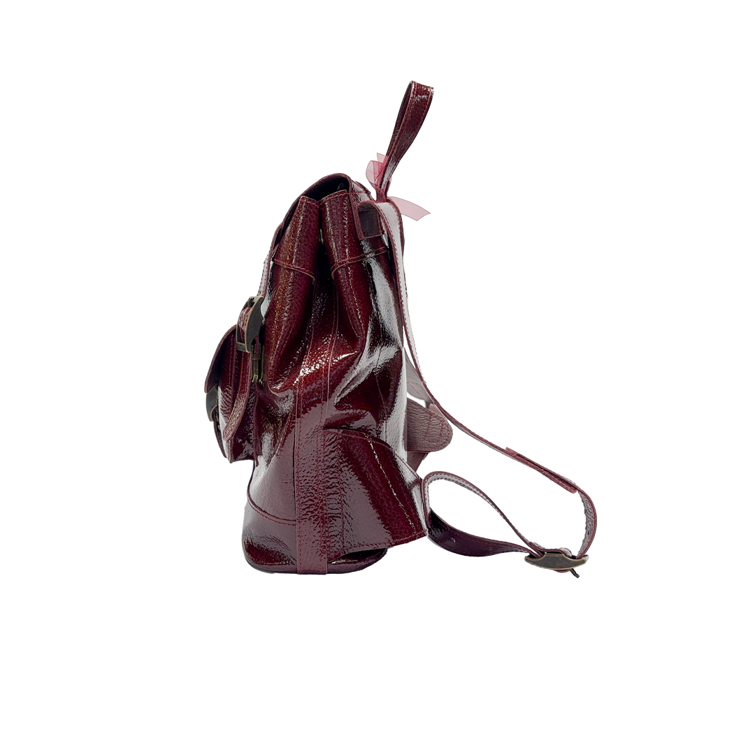 Sac Dora - Bordeaux Glossy – Image 3