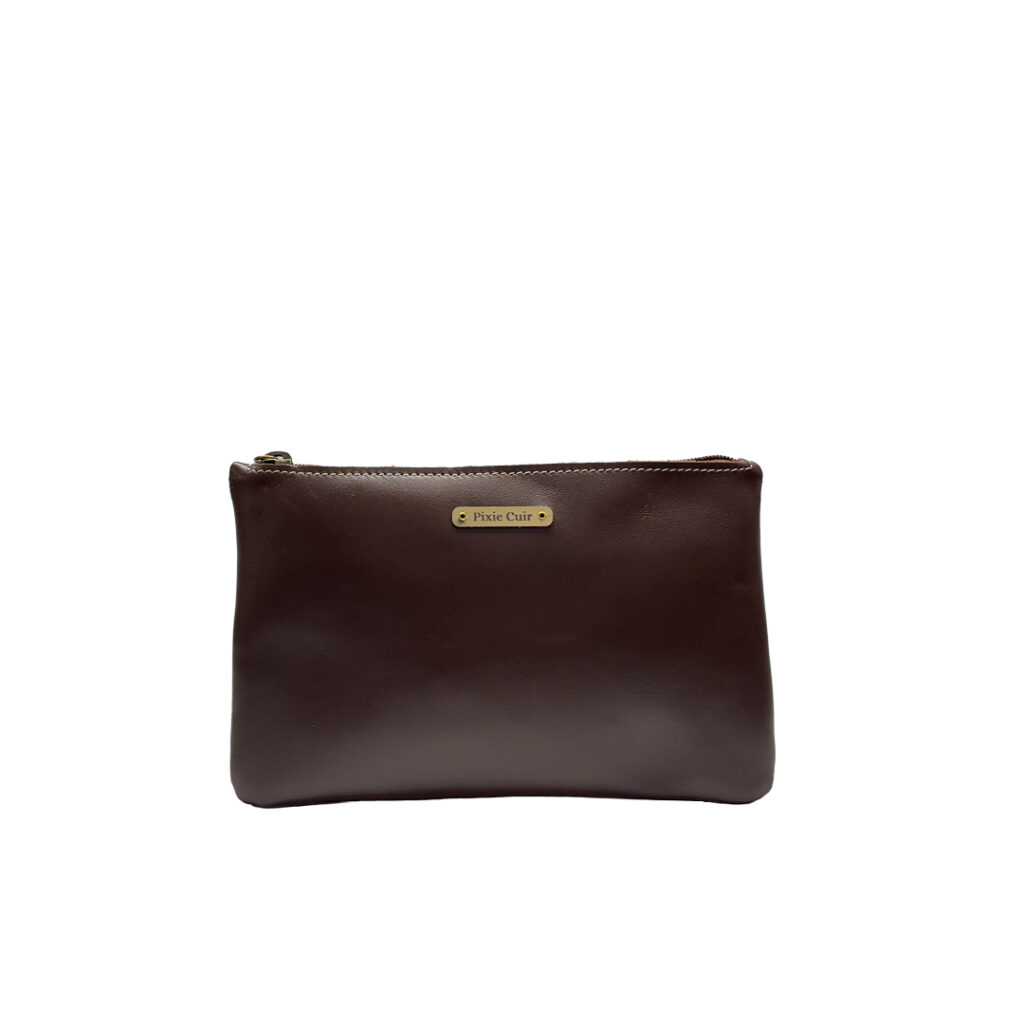 Grande pochette en cuir