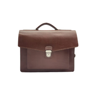 Grand cartable en cuir
