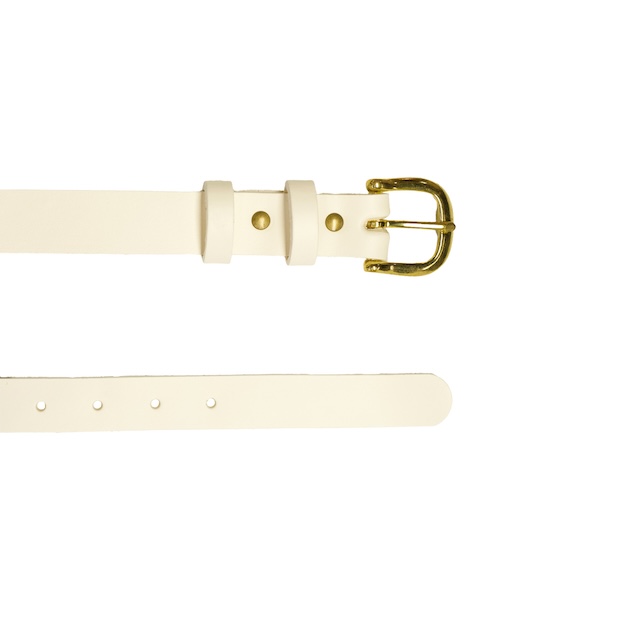 Ceinture fine - Blanc